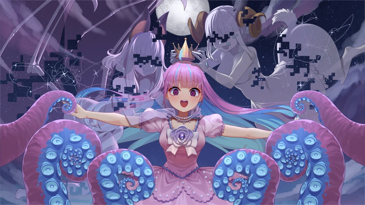 Umori Hinako and MeaAqua by Nue Owl