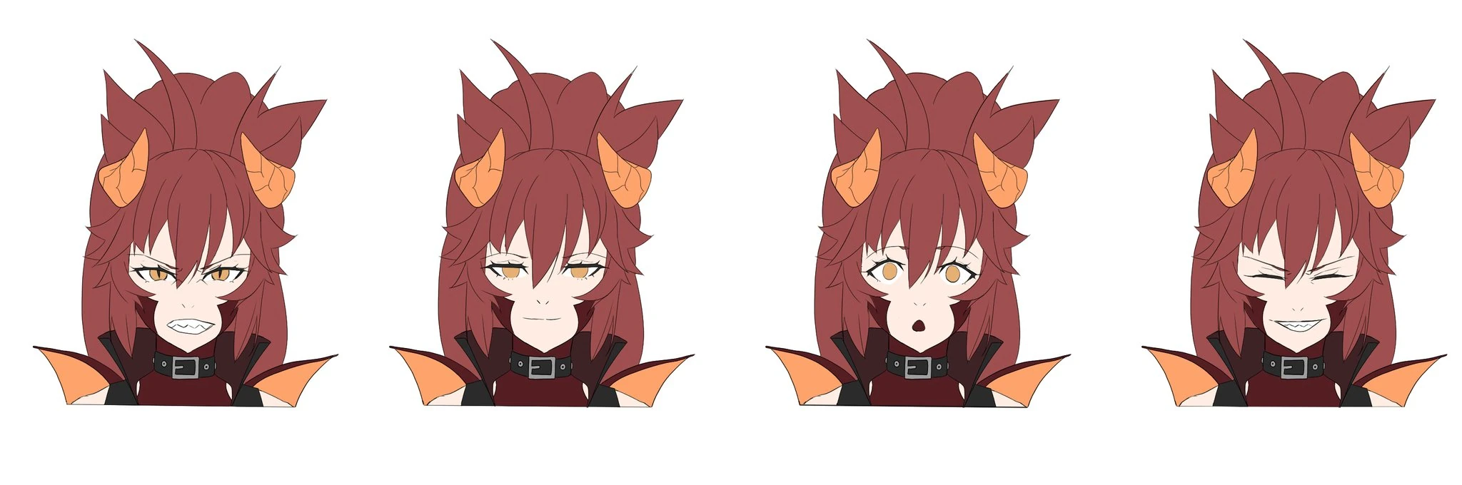 Dragon Zentreya Facial concept art by KuroiEnpitsu