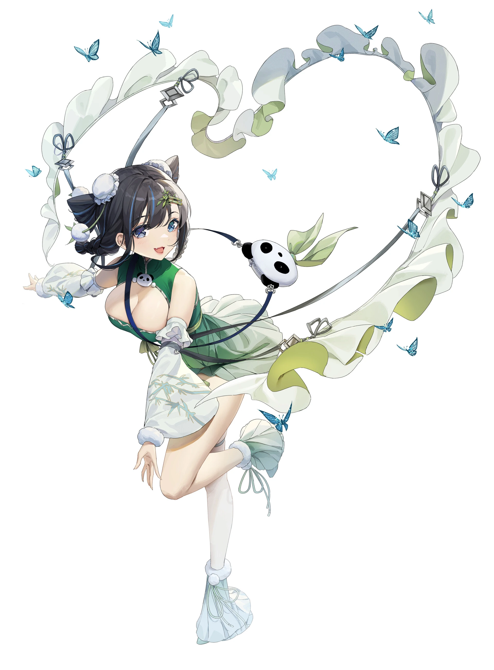 Chinese-Style Outfit Illustration by QQB