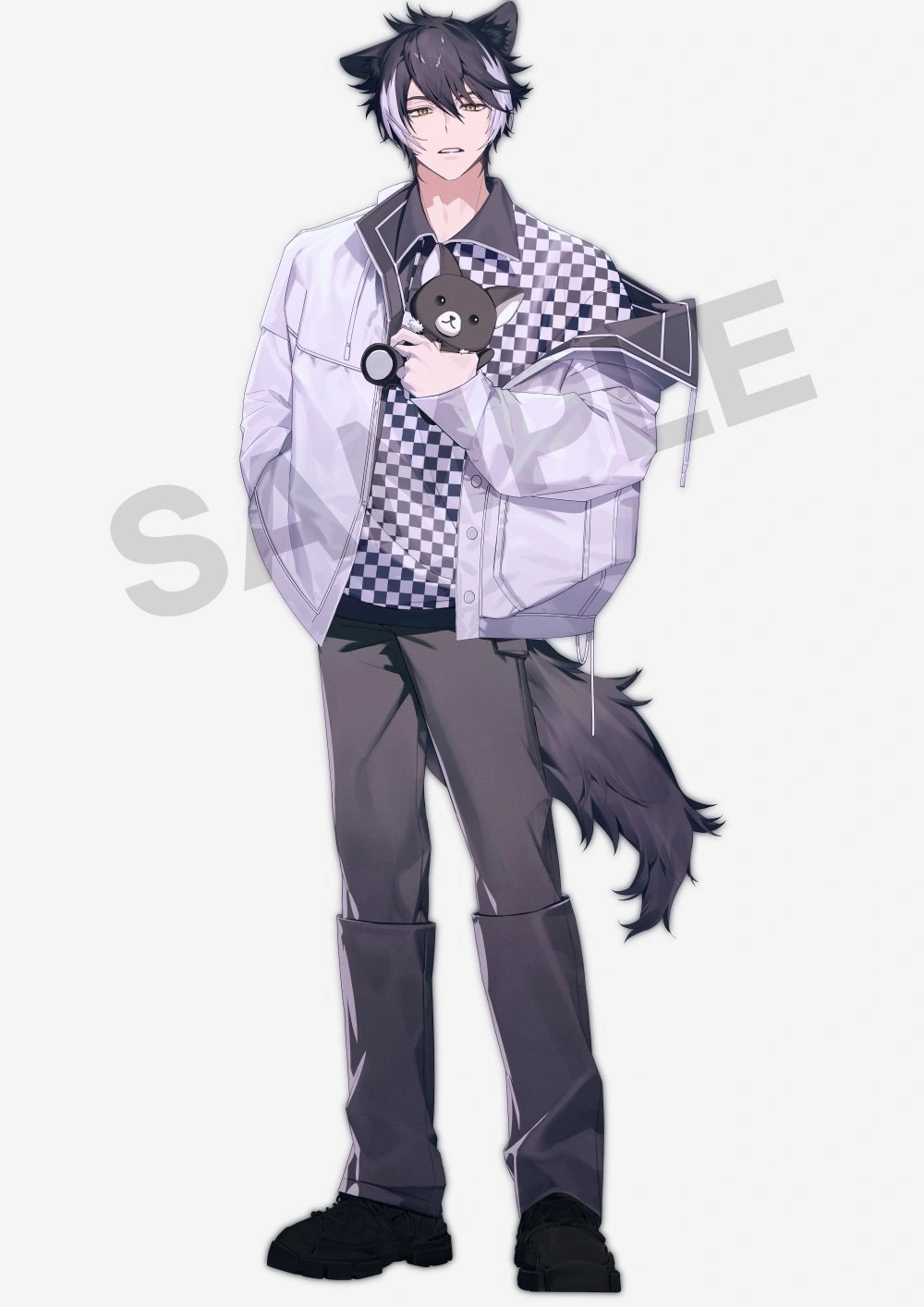 Holostars Valentine 2025 Goods Illustration by NAKDI