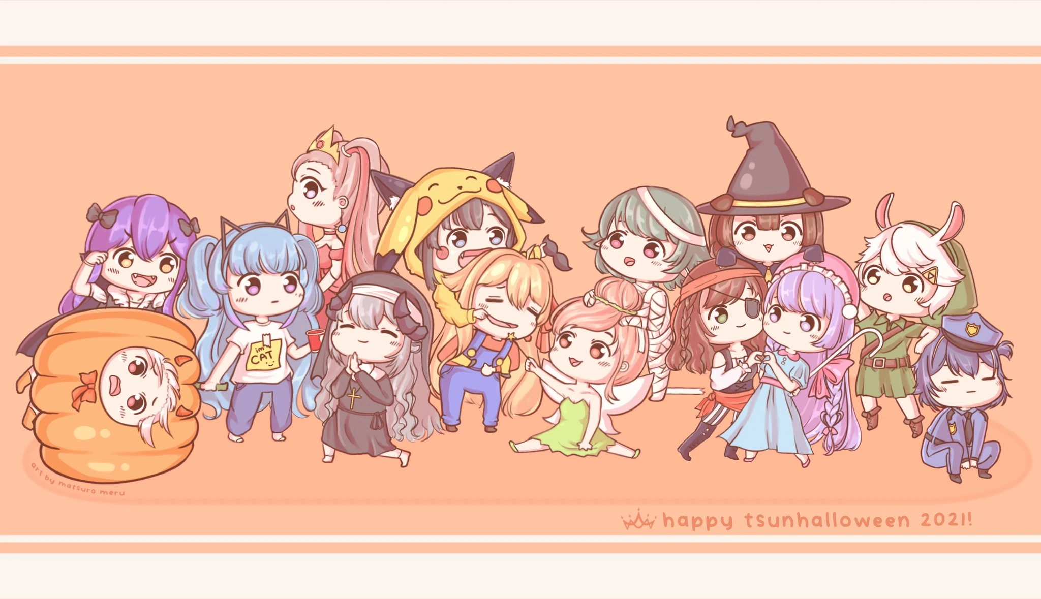 Happy Tsunhalloween 2021 by Matsuro Meru