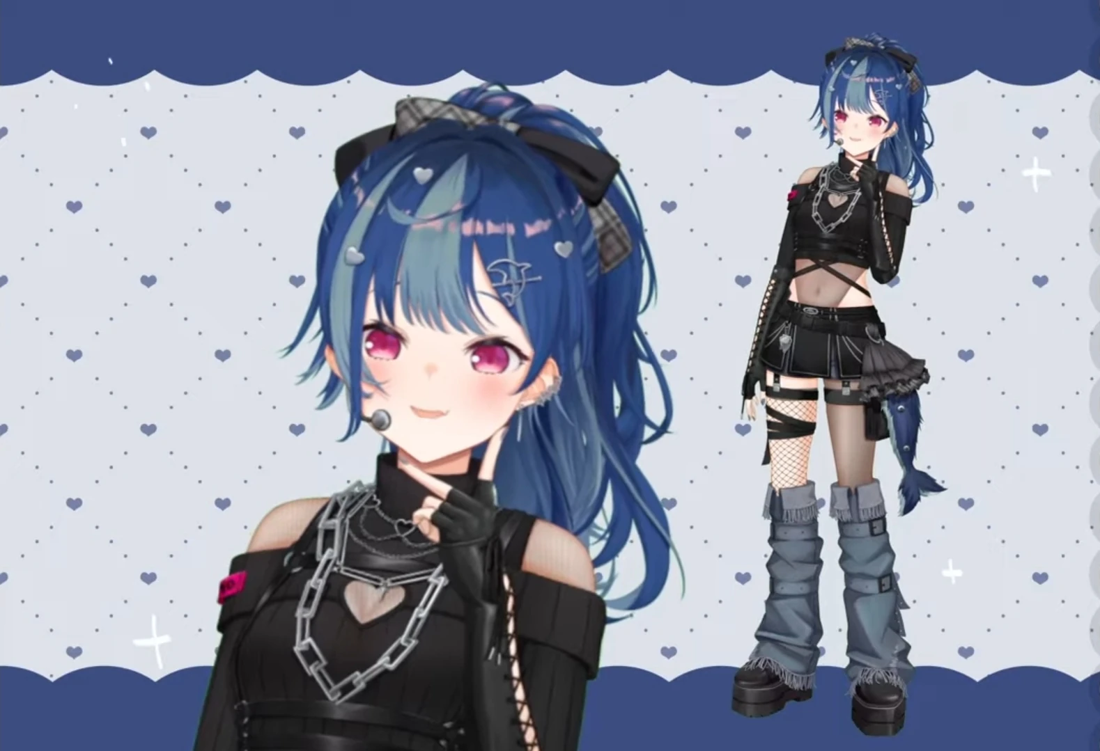 Dark Jpop Idol Outfit by Tekito Midori