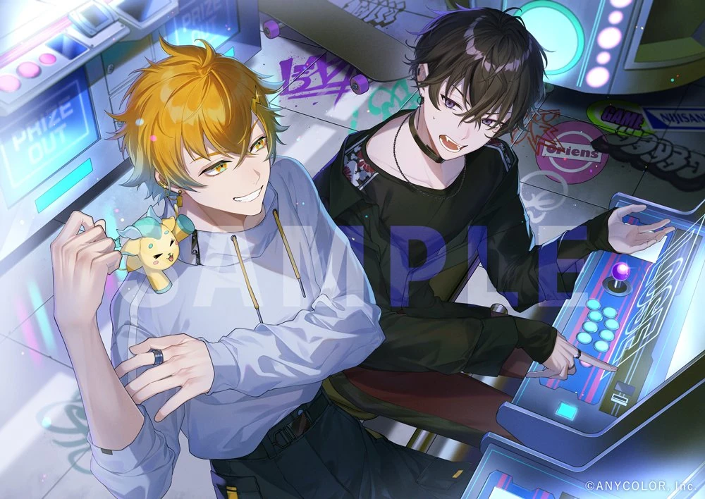 Rito & Ittetsu Outing Voice Drama Key Visual<br>by Michikake