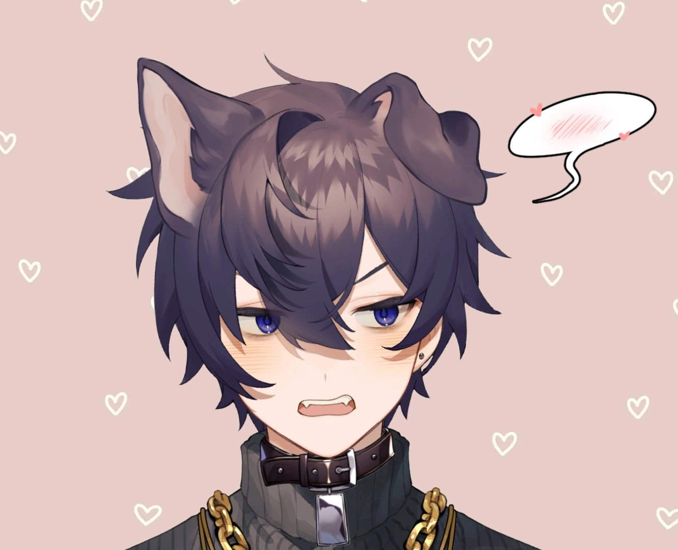 (Dog) embarrassed