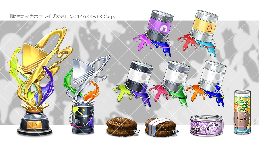 Winning Squid Hololive Tournament Assets<br>by Hikosan
