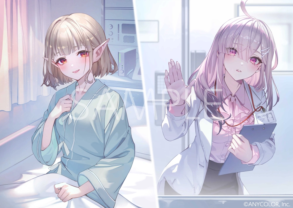 NIJISANJI Interrogation Voice Illustration by ecu