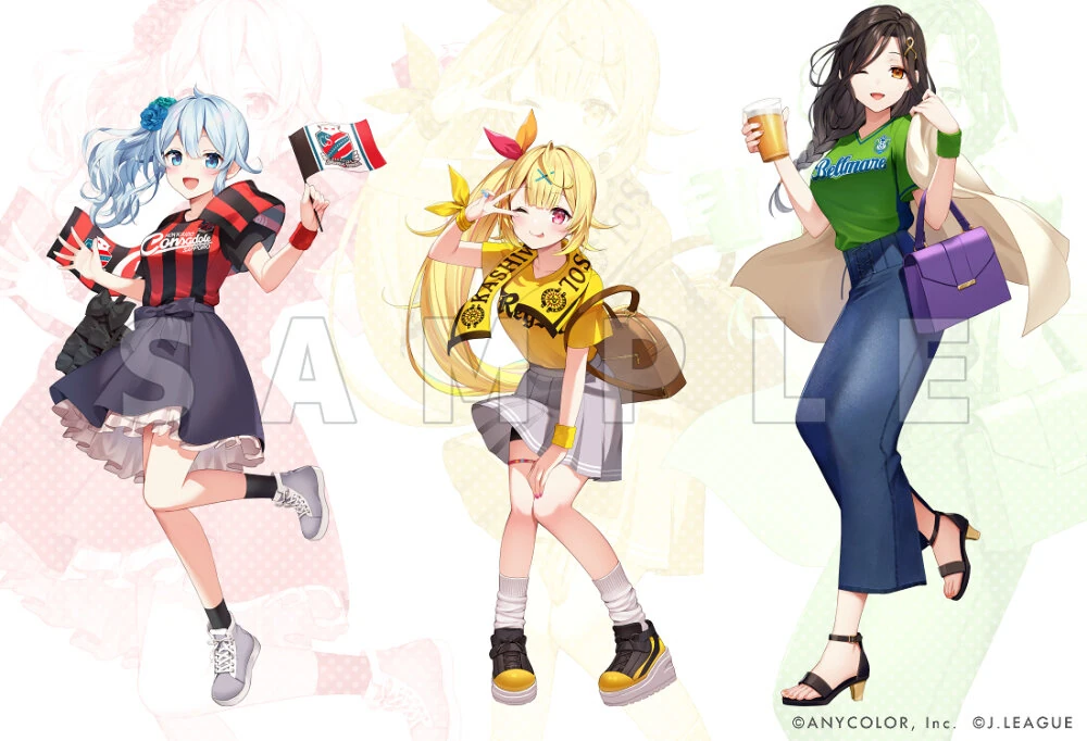 J1 League 2023 Collaboration Illustration by Momoshiki