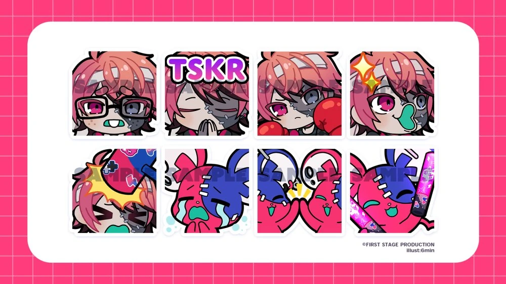 Membership emotes by 6min