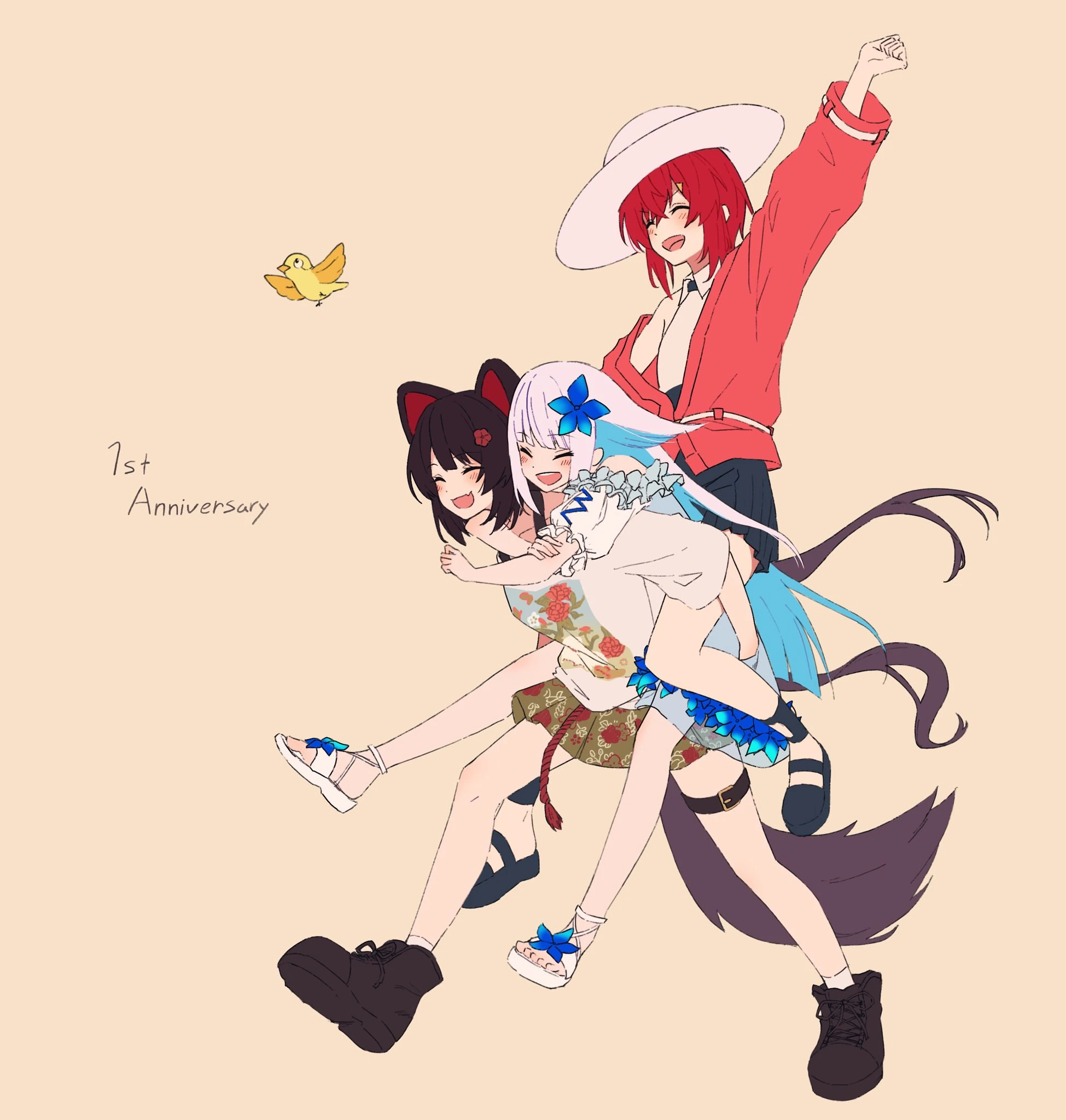 Sanbaka 1st Anniversary Illustration<br>by Talunilu