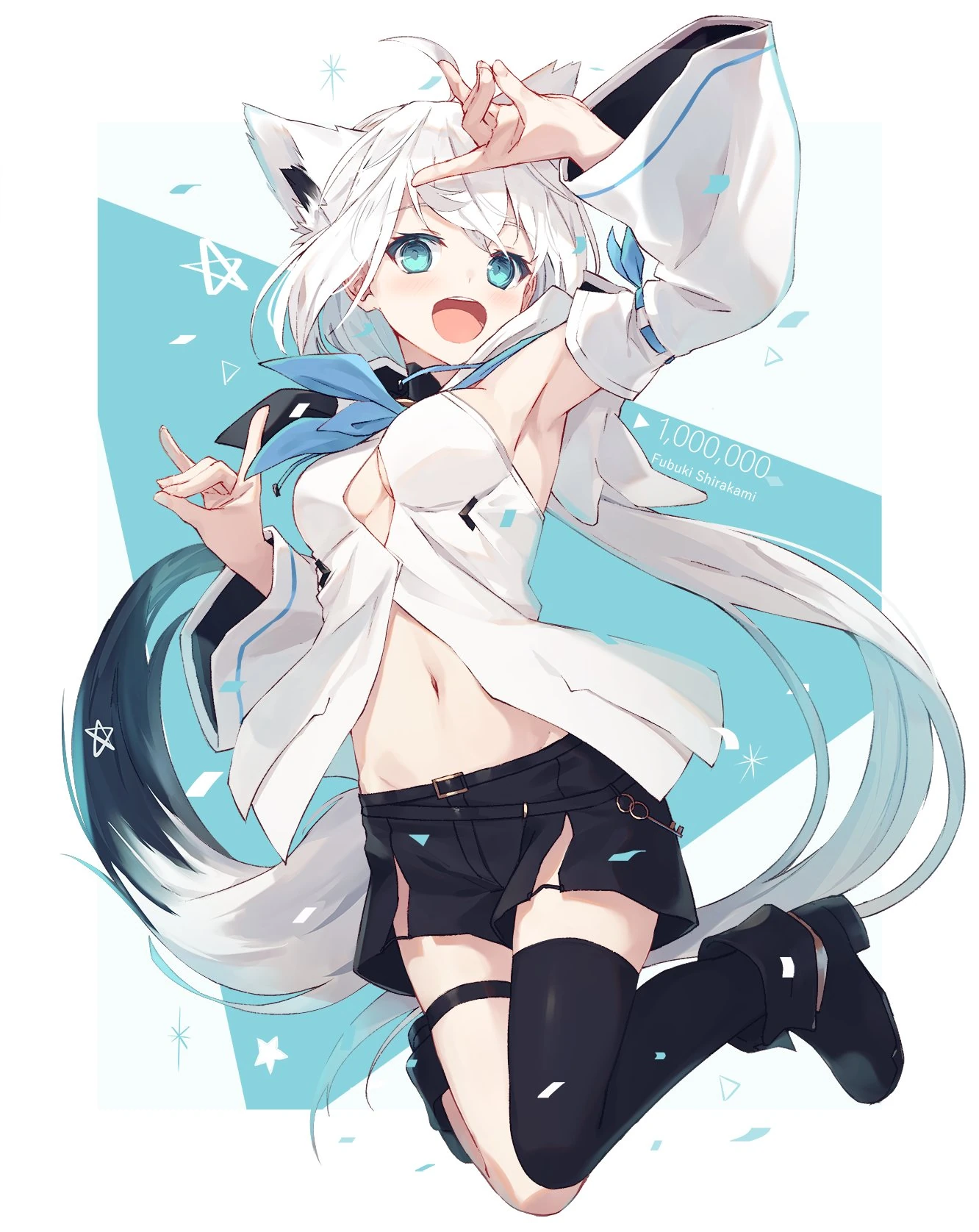 1 Million Subscriber Illustration<br>by Nagishiro Mito