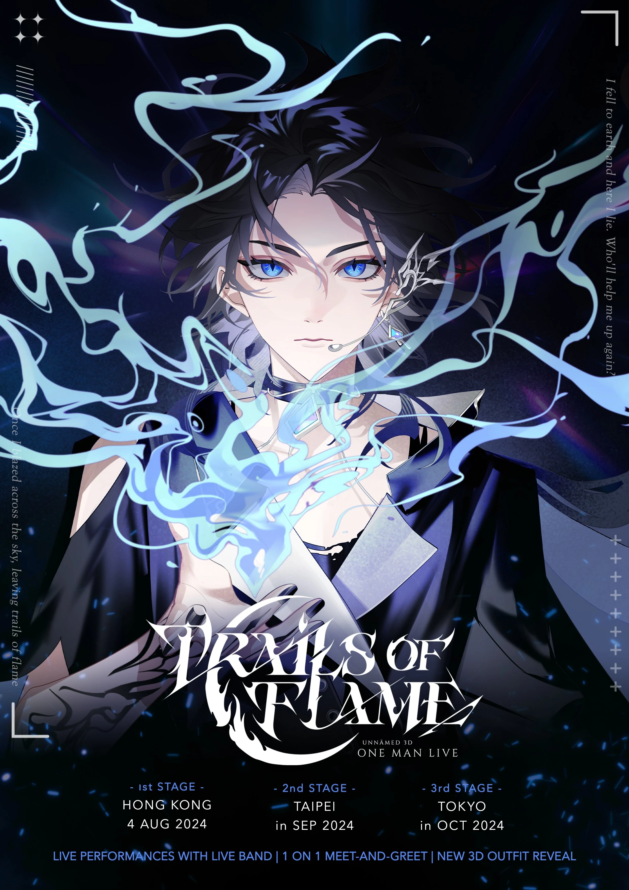 Trails of Flame One Man Live Tour poster
