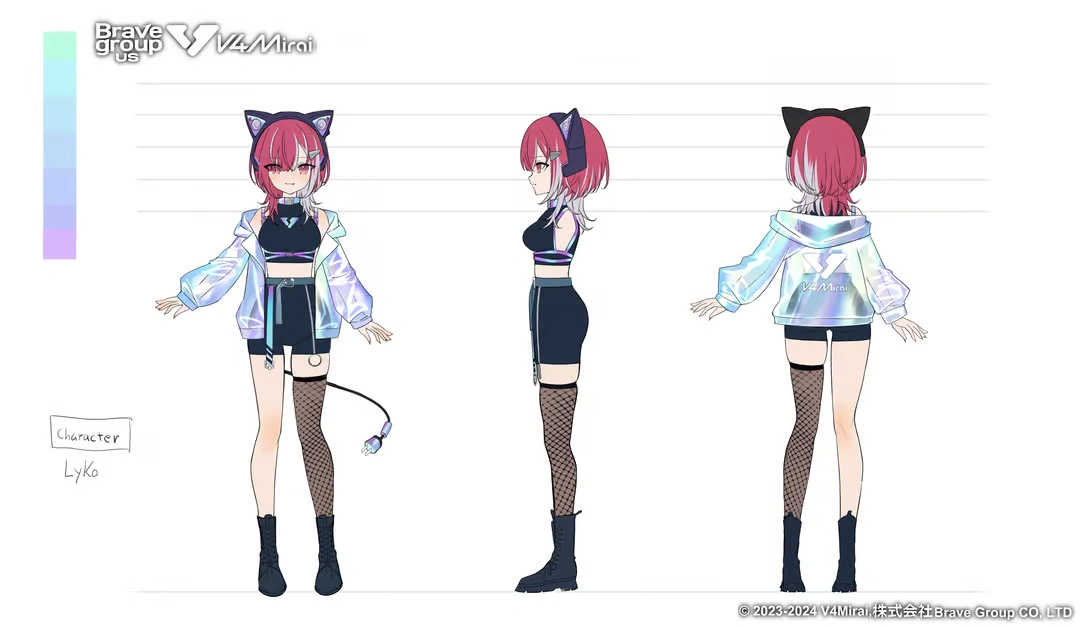 Idol Outfit Reference Sheet (Original Design)