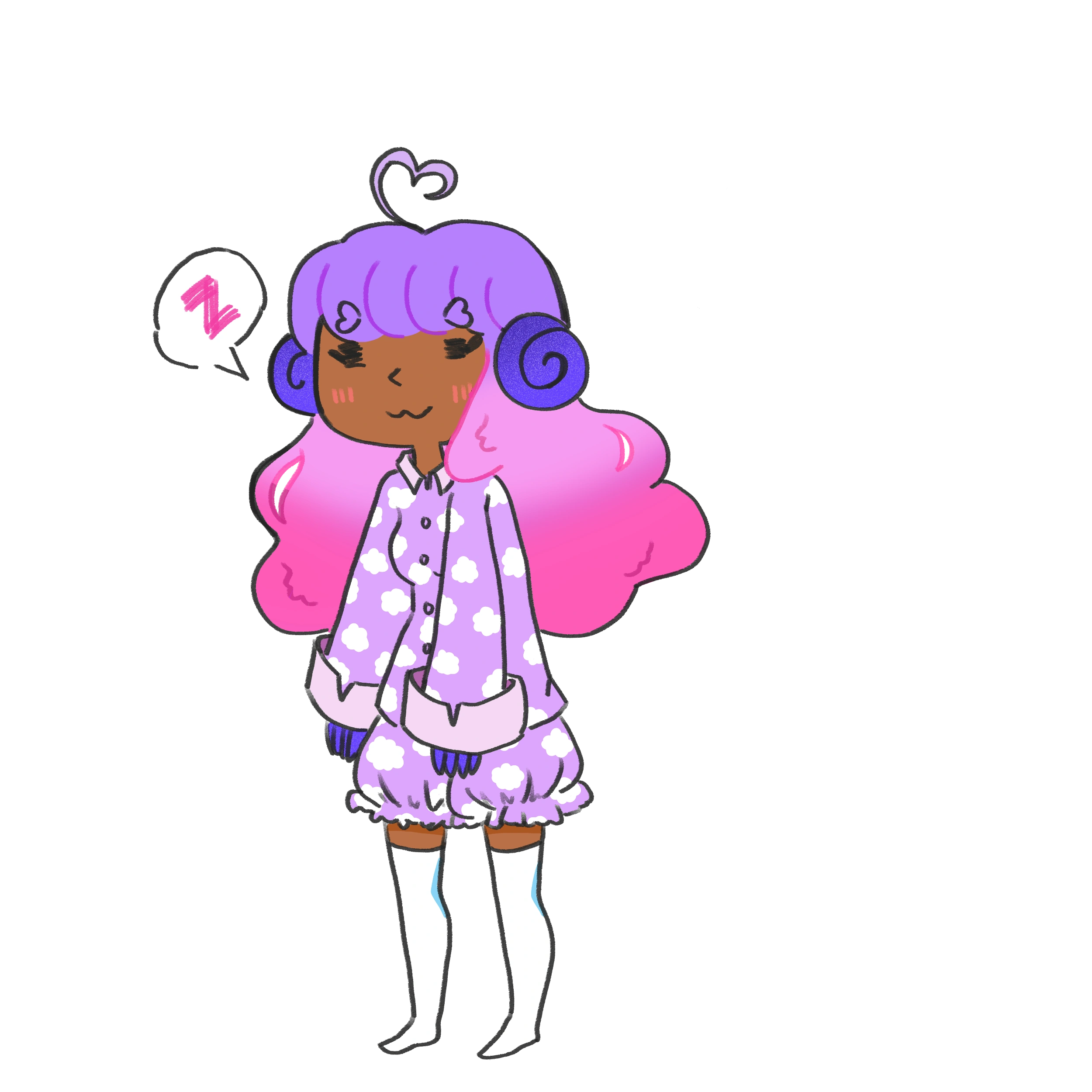 Ceelio's 2nd Pngtuber, drawn by herself.