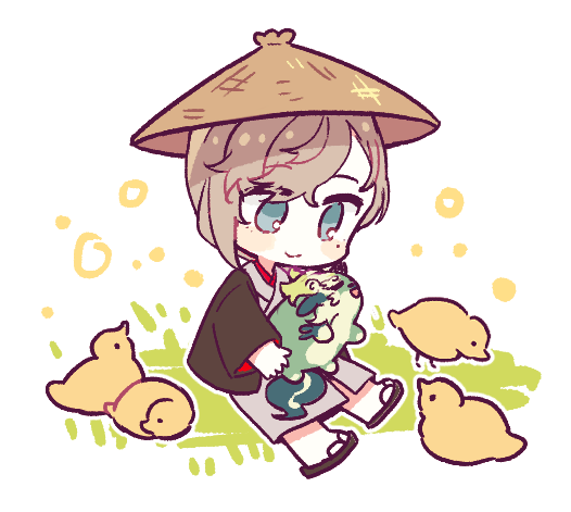 Sakuna: Of Rice and Ruin Illustration<br>by MONO MON