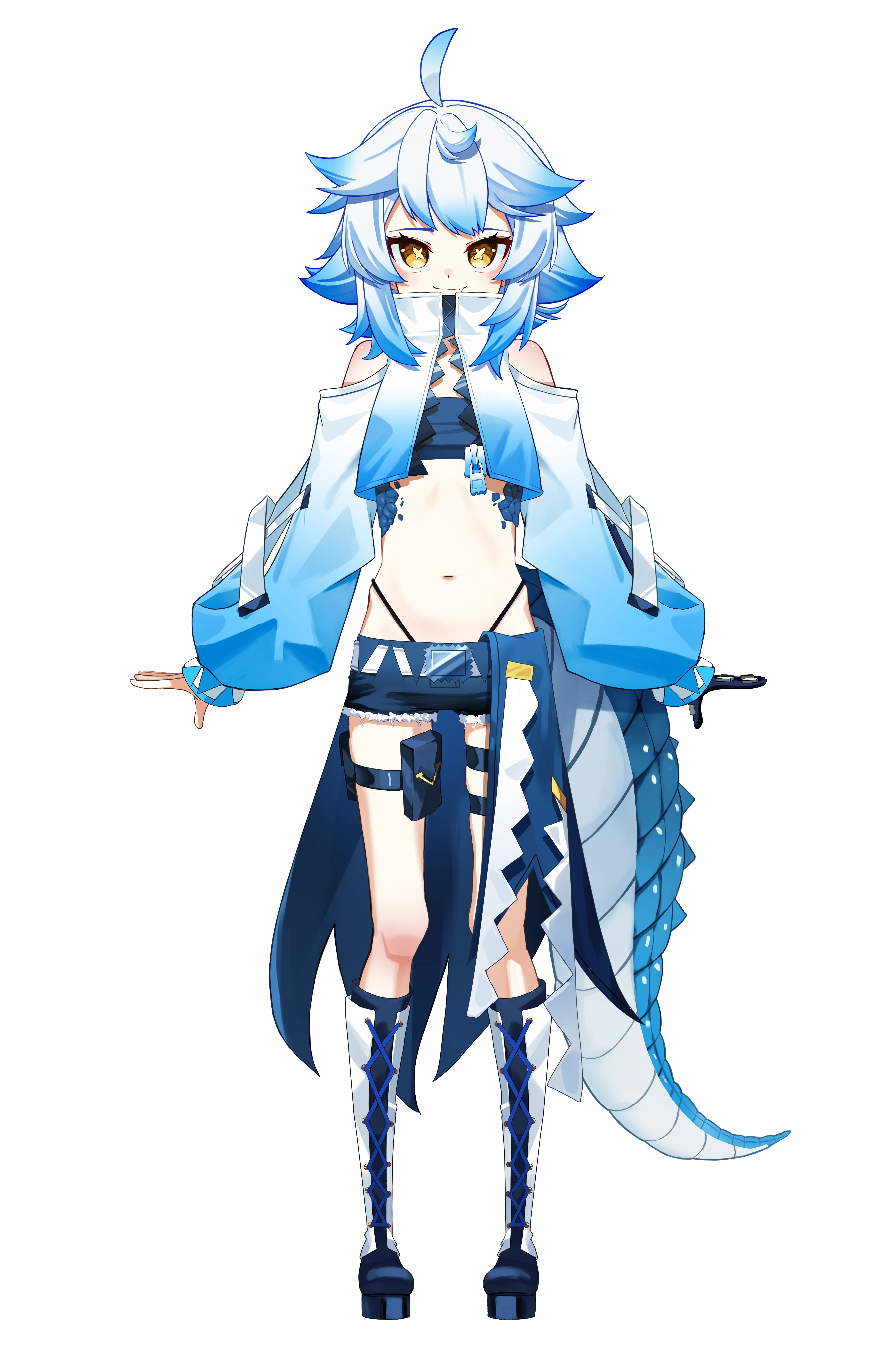 2D Model of Lilin (collar version)