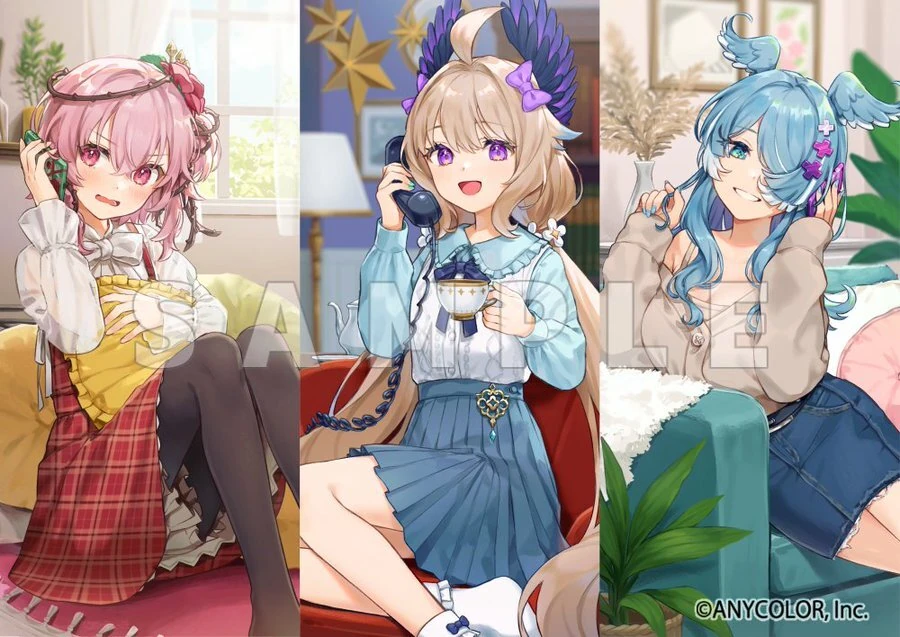 NIJISANJI EN Phone Call Voice 2023 Illustration<br>by saino
