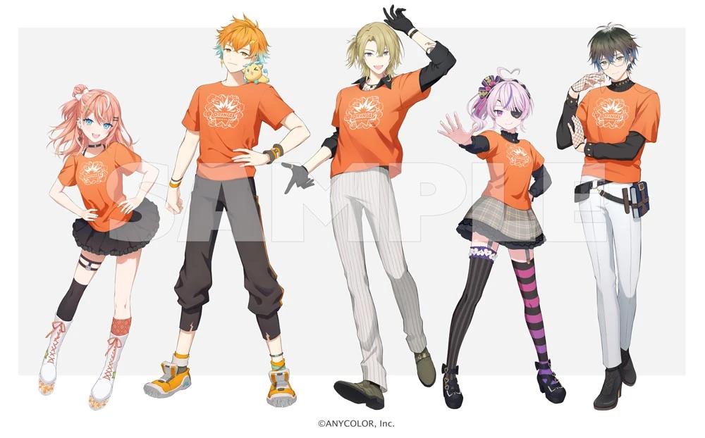 NijiFes 2023 Orange Class Illustration<br>by woonak
