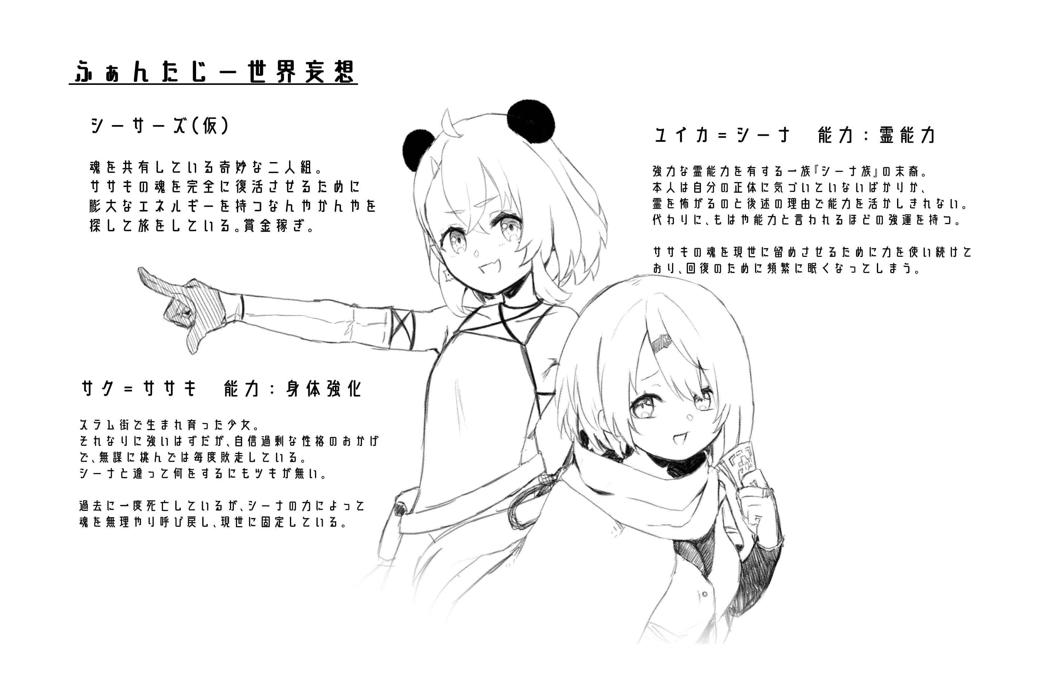 SakuYui Fantasy Parody Illustration<br>by Soranaki
