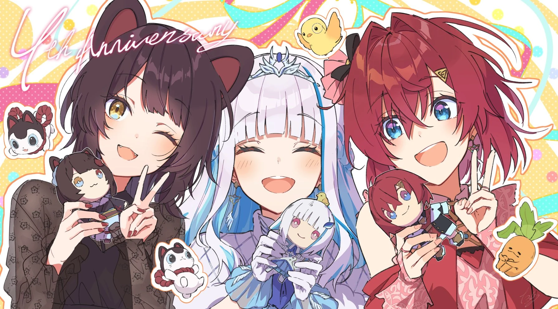 Sanbaka 4th Anniversary Illustration<br>by Talunilu