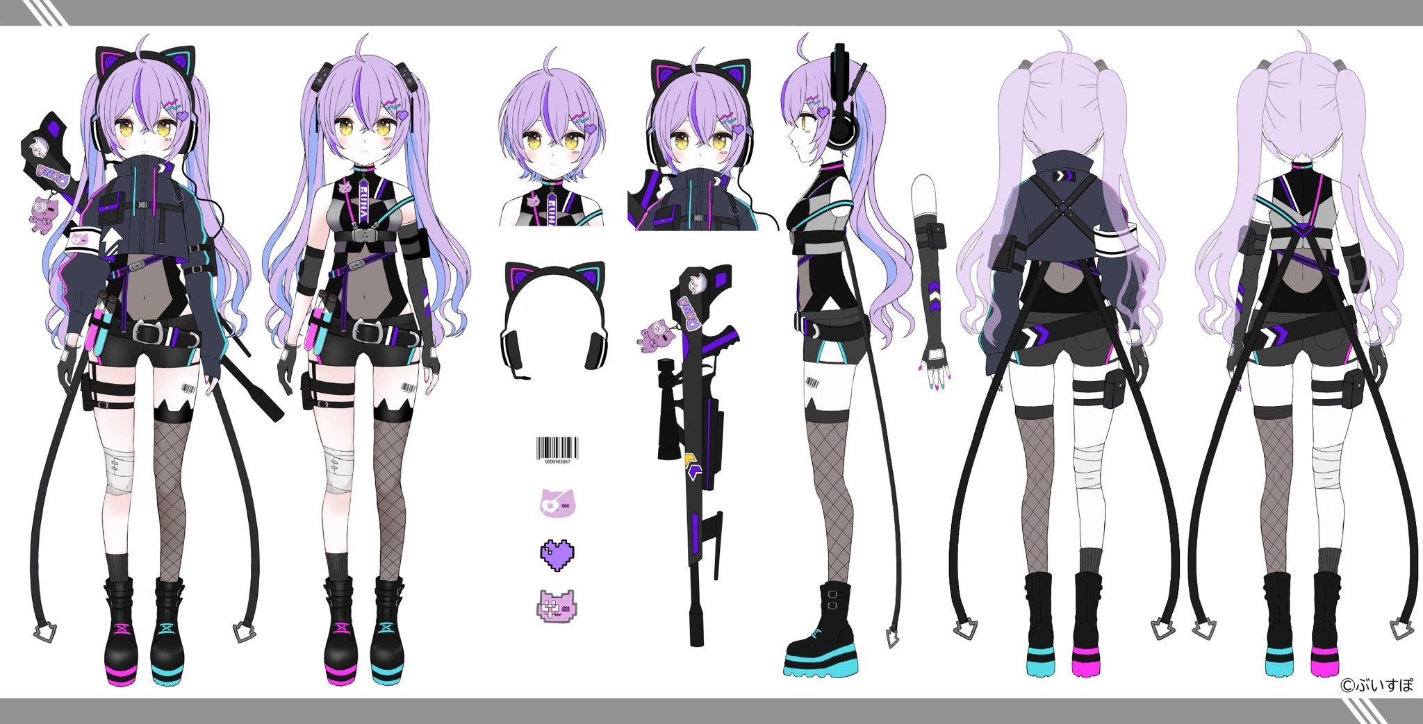 Third Outfit Reference Sheet