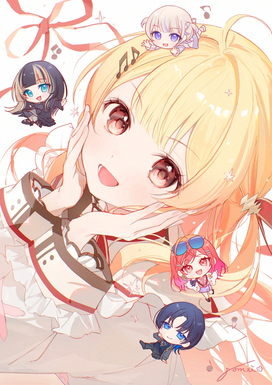 ReGLOSS 1st Anniversary Commemorative Illustration by gomzi