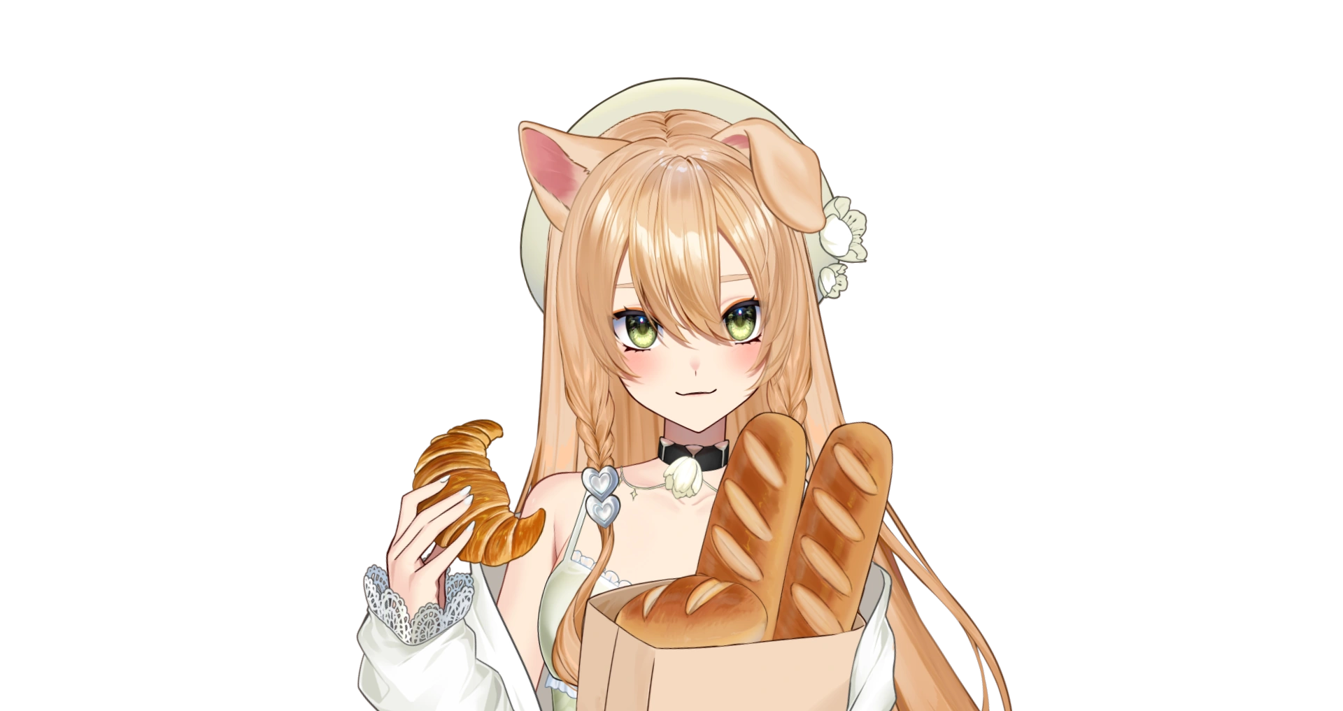 Rethaly with bread and croissants