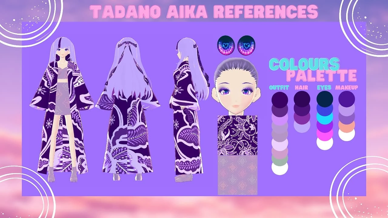 3D model reference sheet