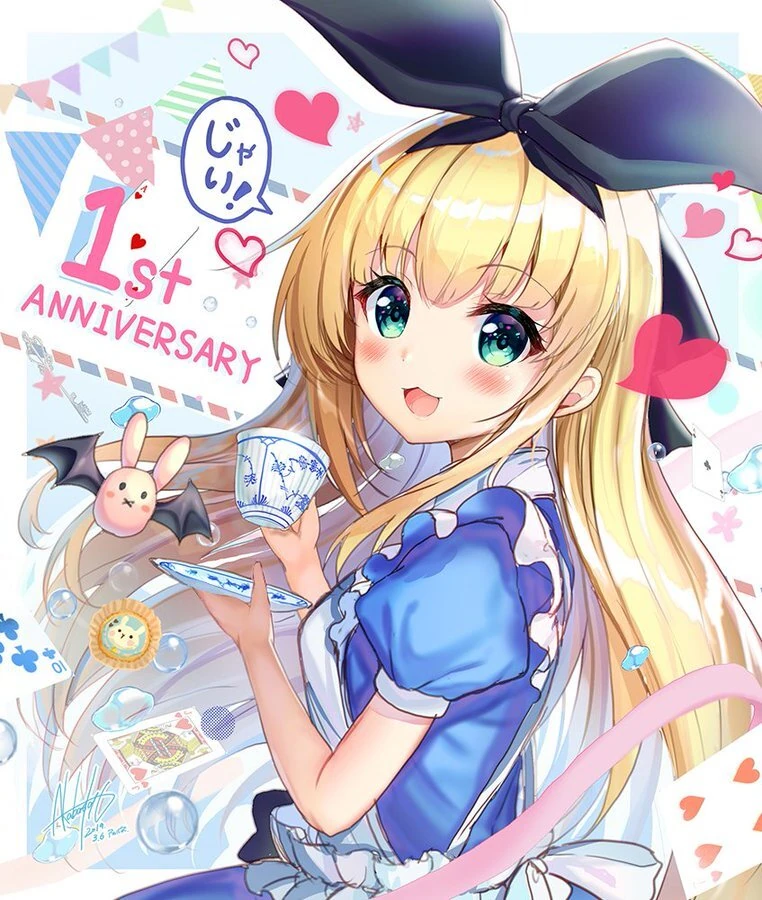 1st Anniversary Illustration<br>by Akabane