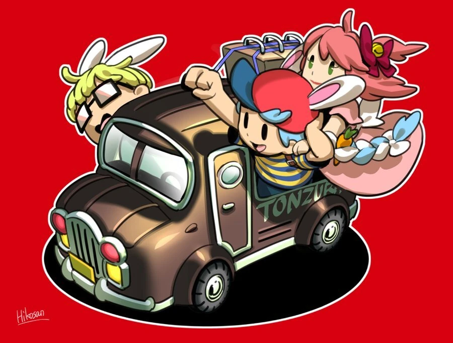 Mother 2 Illustration<br>by Hikosan