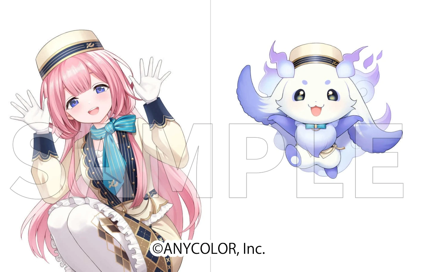 NIJISANJI x Bandai Wafers Card Illustration by Momotaro