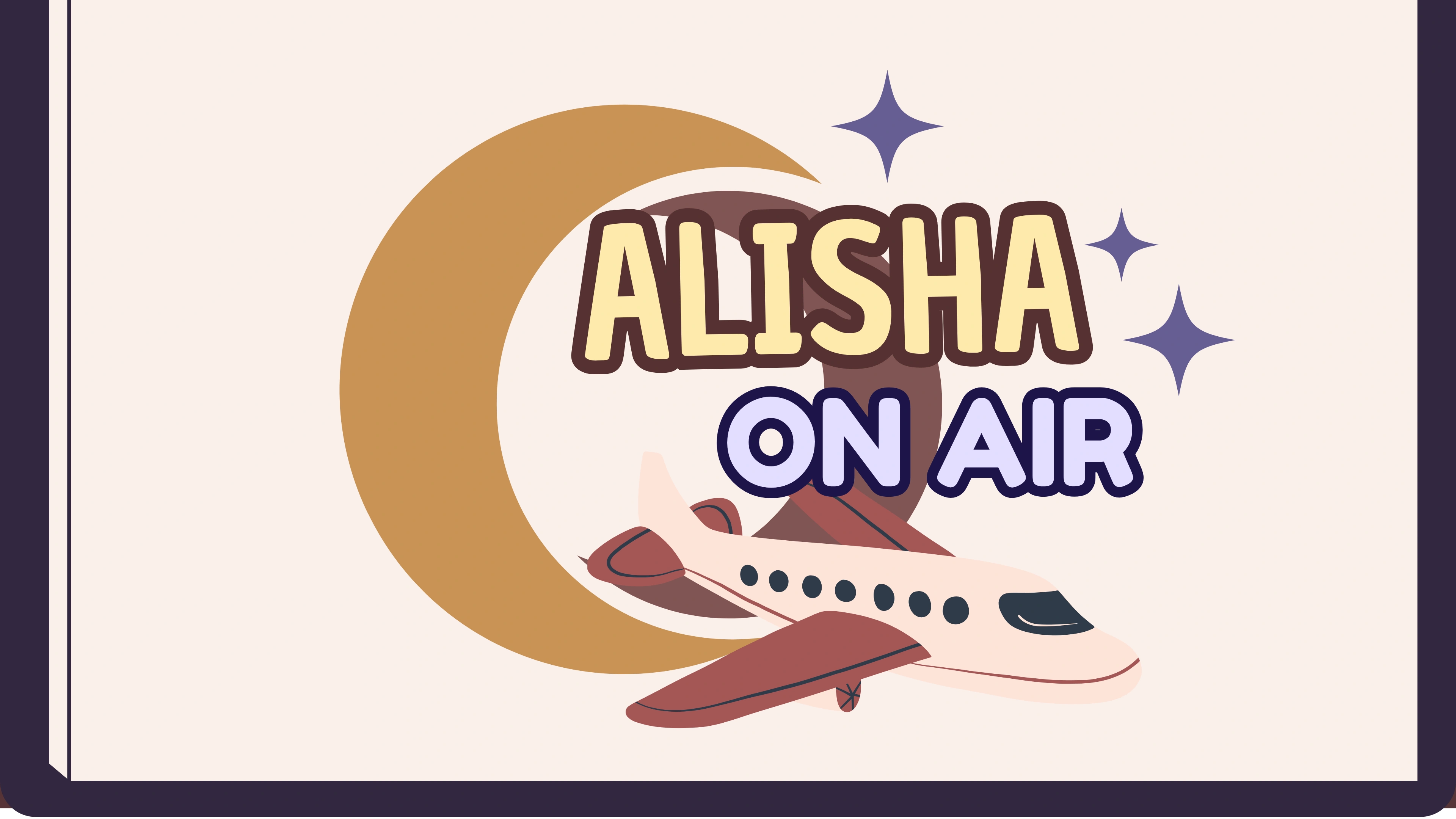 Travel and Vlog Logo used for traveling content which Alisha made by come right to the place