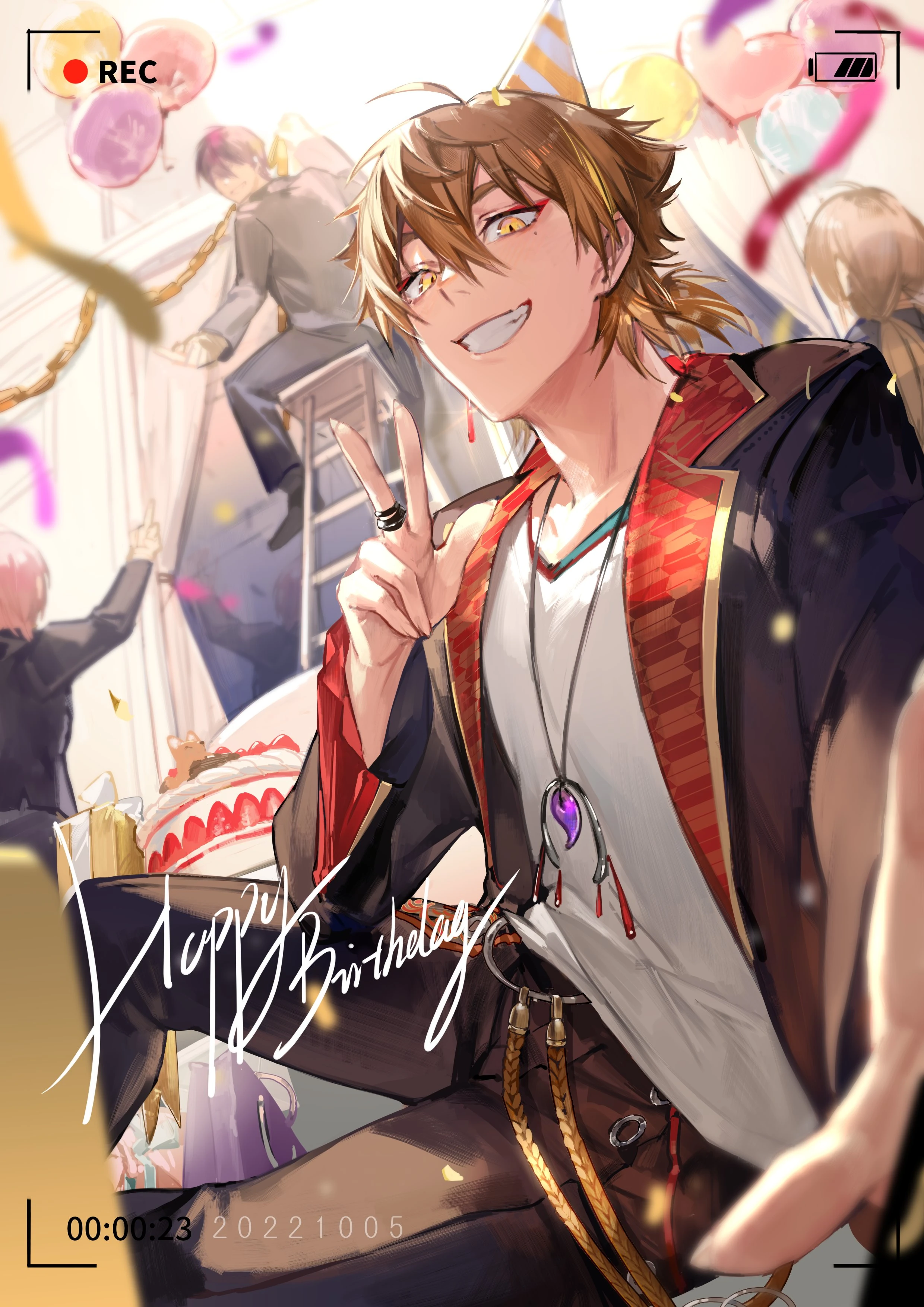 Fushimi Gaku 2022 Birthday Illustration<br>by BBokyo