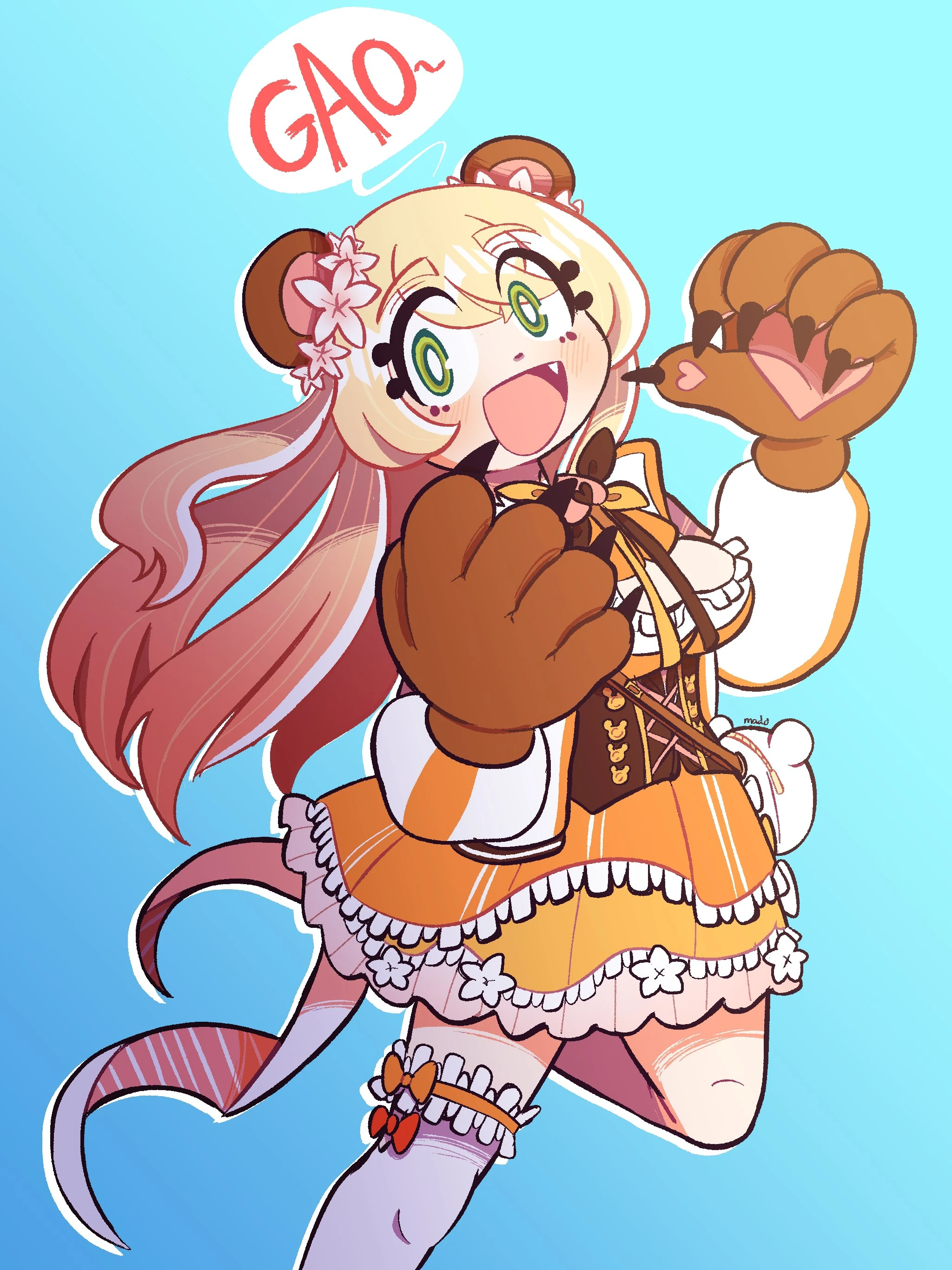 Drawing of Momosuzu Nene