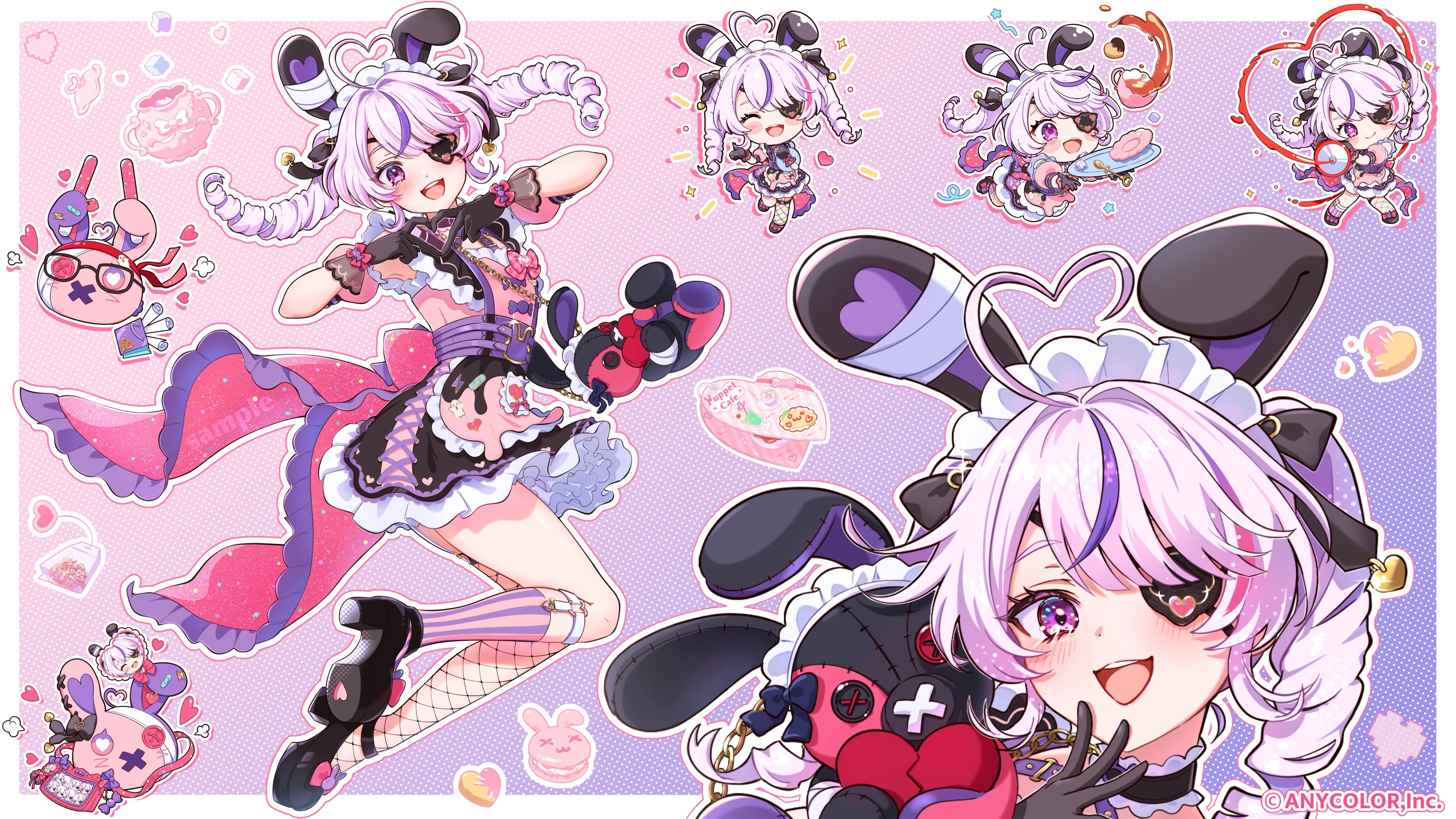 Puppet Cafe Illustration<br>by Mugicha