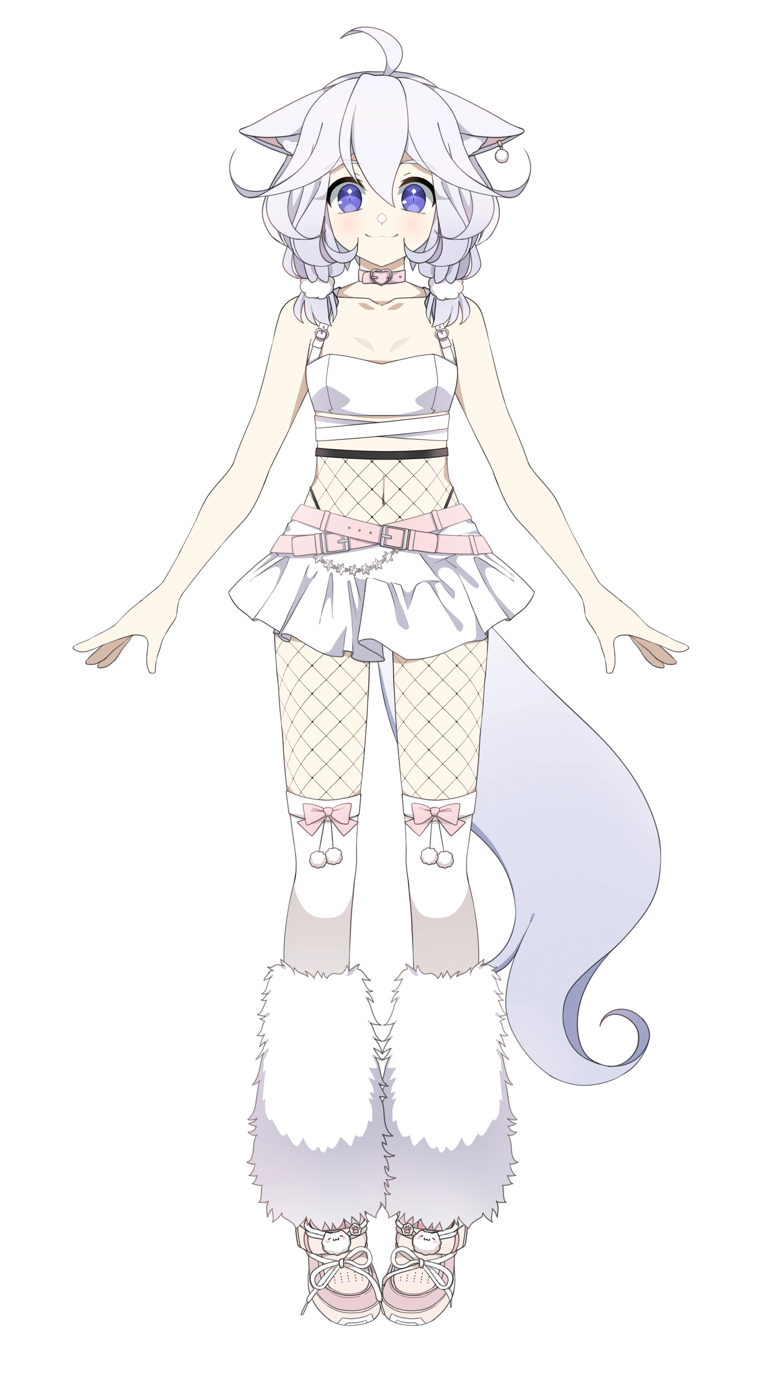 Mofu's alternate rave themed outfit