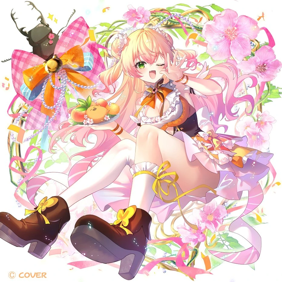 Peachful Story Album Illustration by Riichu