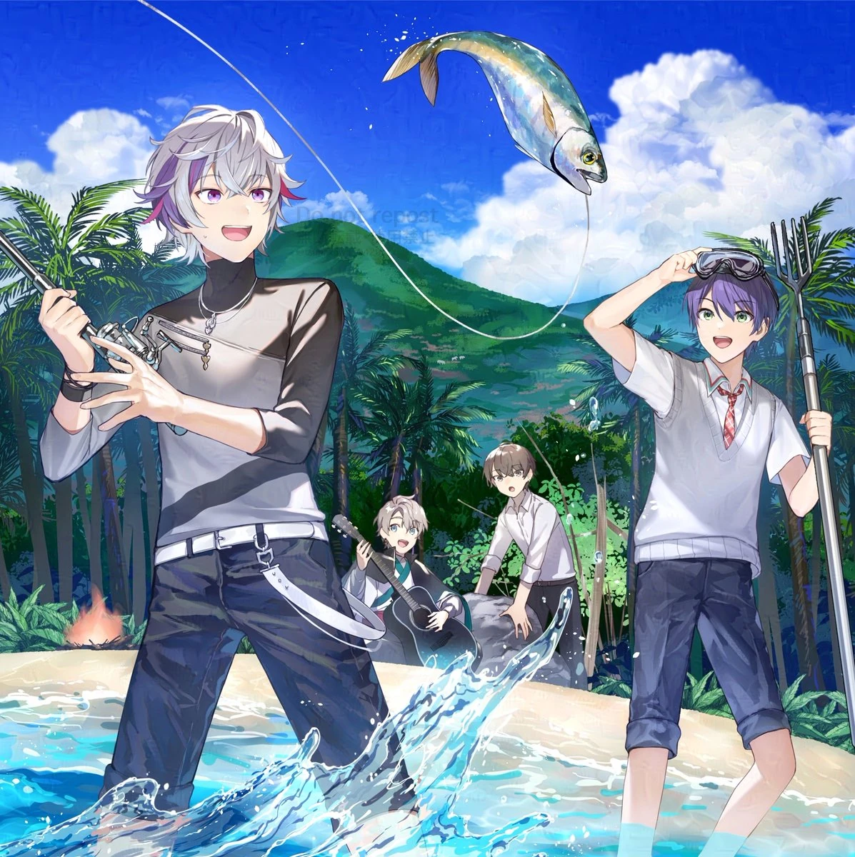 RFMO-FES 2023 Joint Artbook Contribution Illustration<br>by Tsunakawa