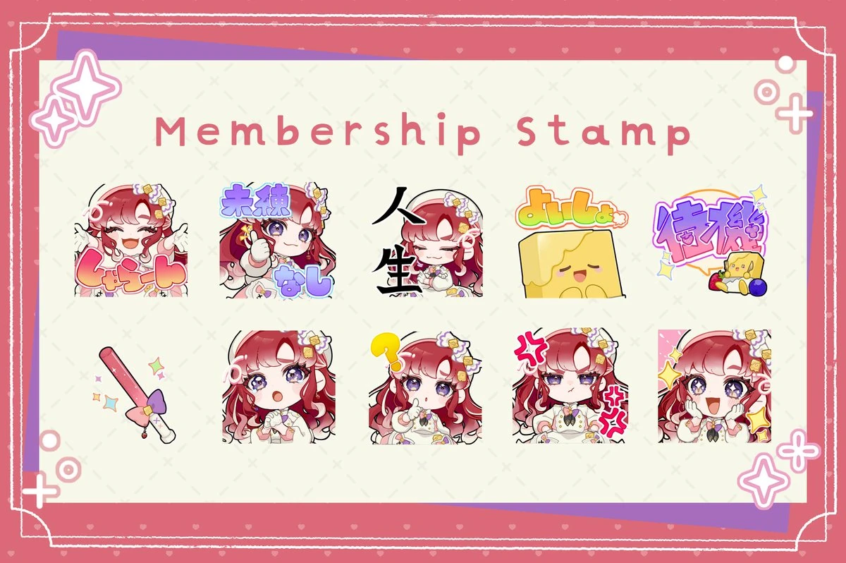 Membership Badges and Stamps by Mampei
