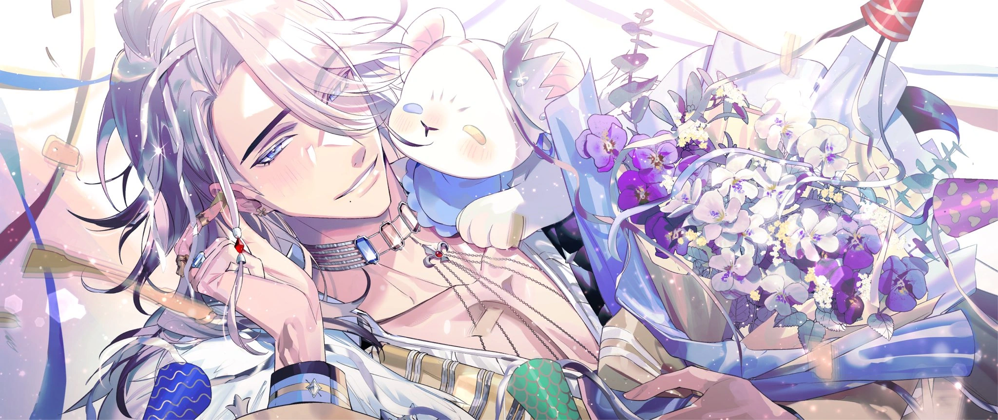 Shiro Leon by [https://twitter.com/yala1453/status/1775107364146094518 Dajie]