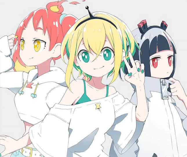 Tomoshika with Amano Pikamee and Jitomi Monoe
