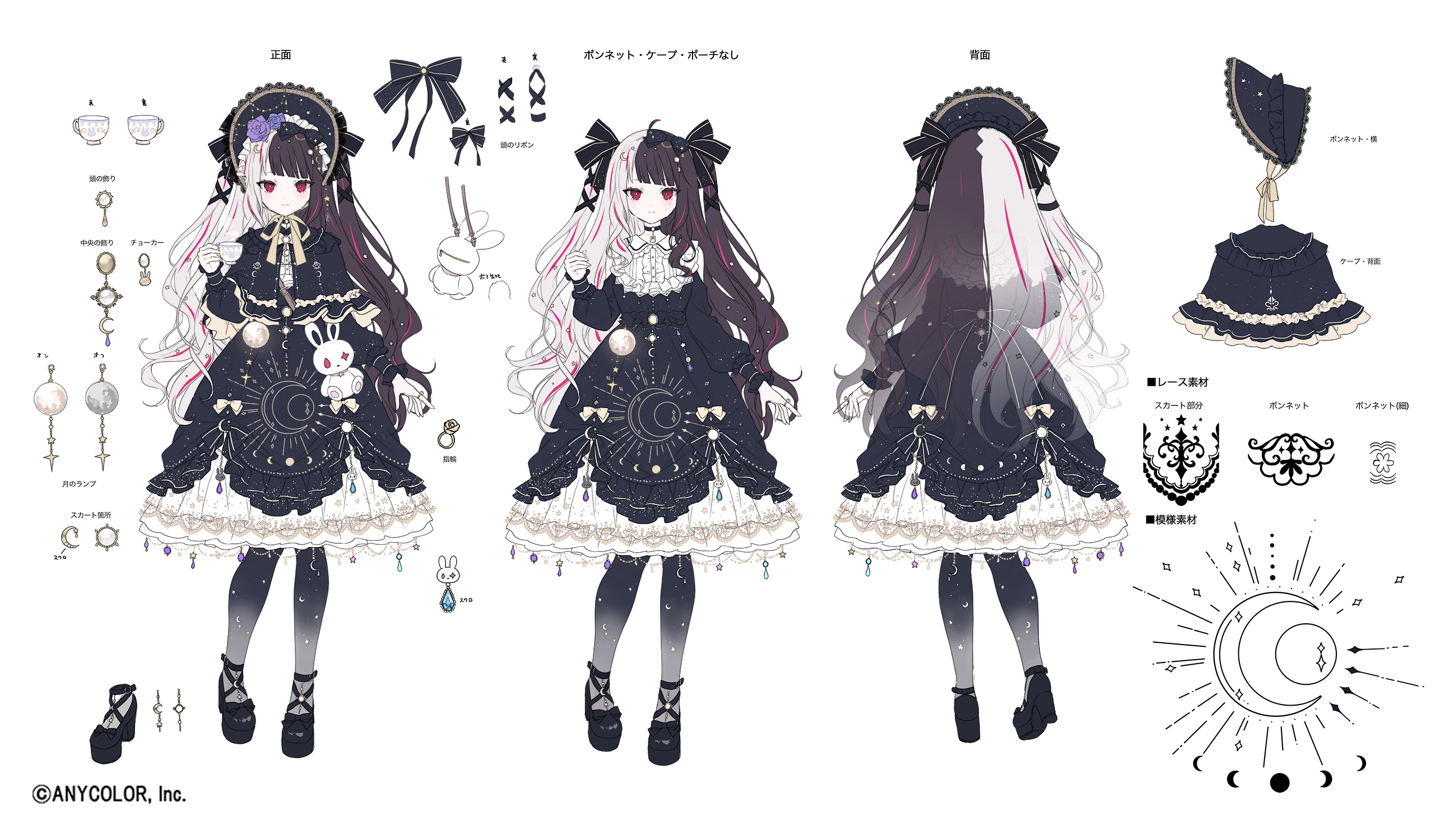Gothic Lolita Outfit Concept Art by Onineko
