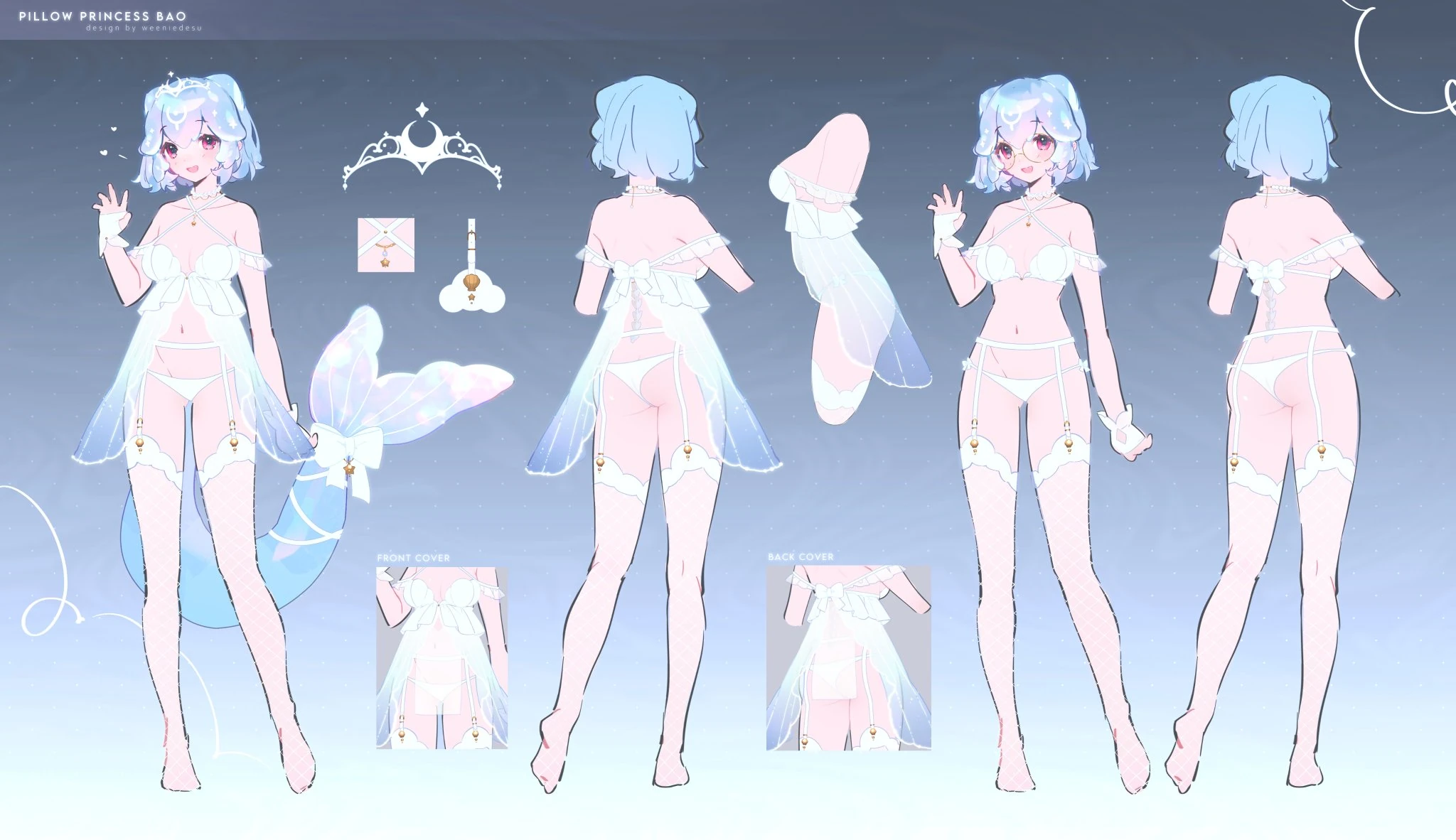 2.0 Model "Princess Bao" Reference Sheet<br>by Weeniedesu