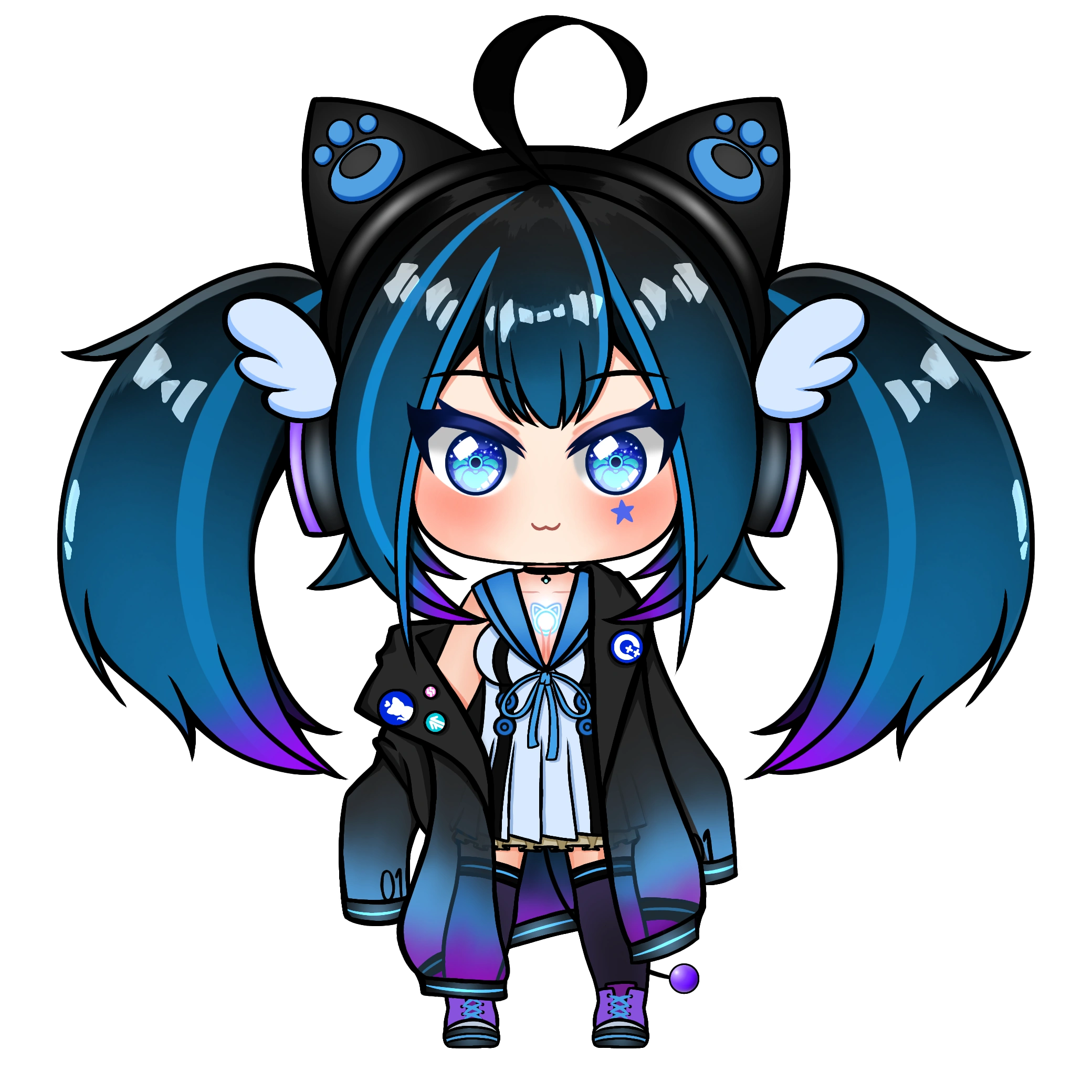 Chiby Cyan by cheekychimu