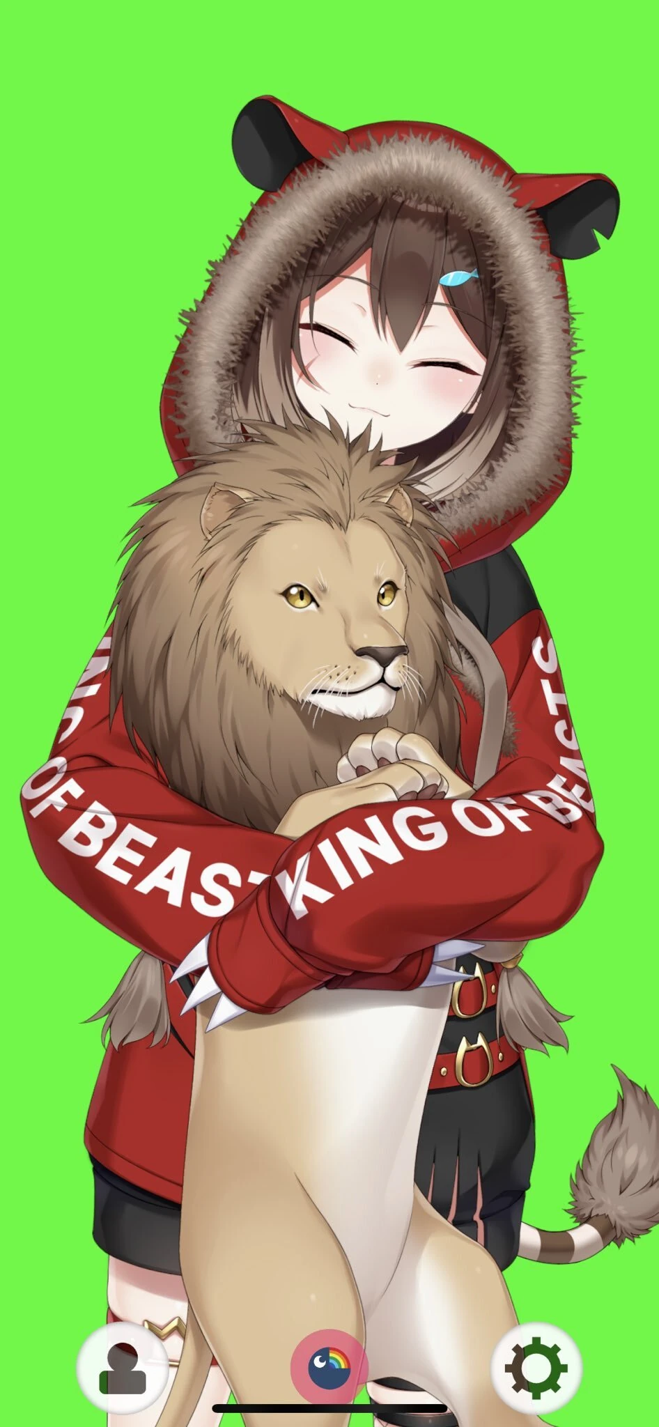 KING OF BEASTS Outfit With Hood