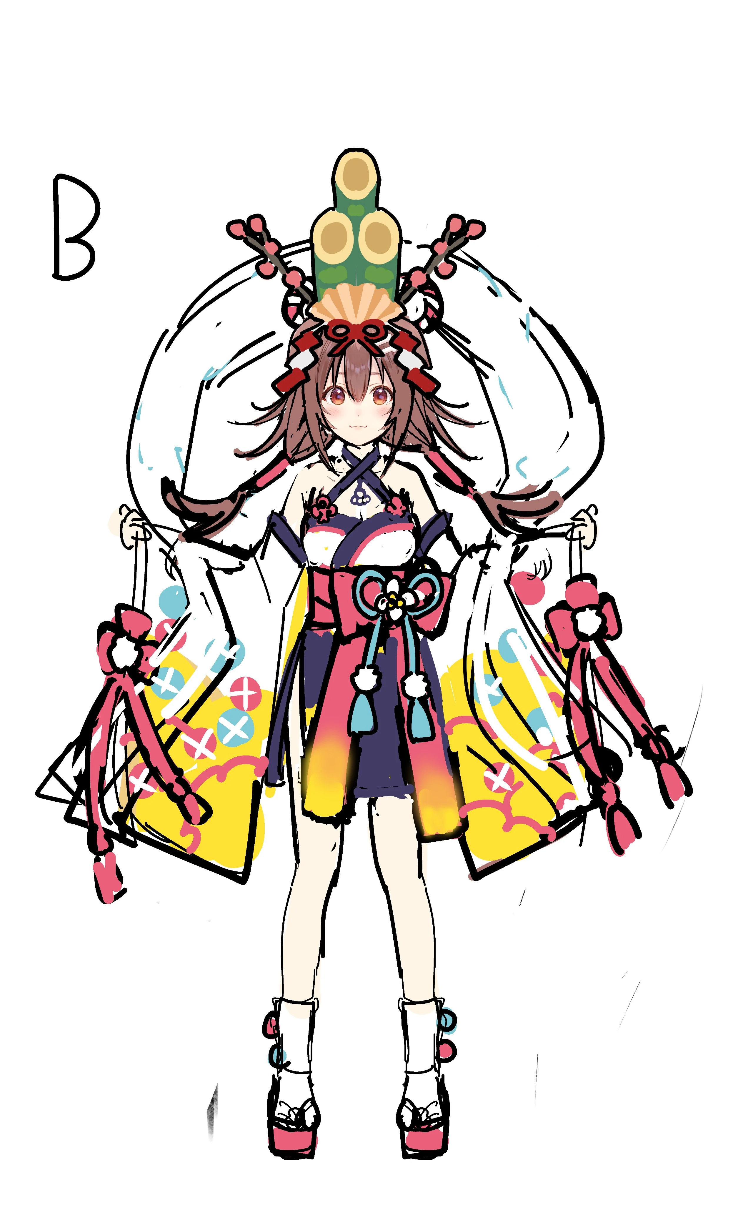 New Year Concept Illustration<br>by Fukahire