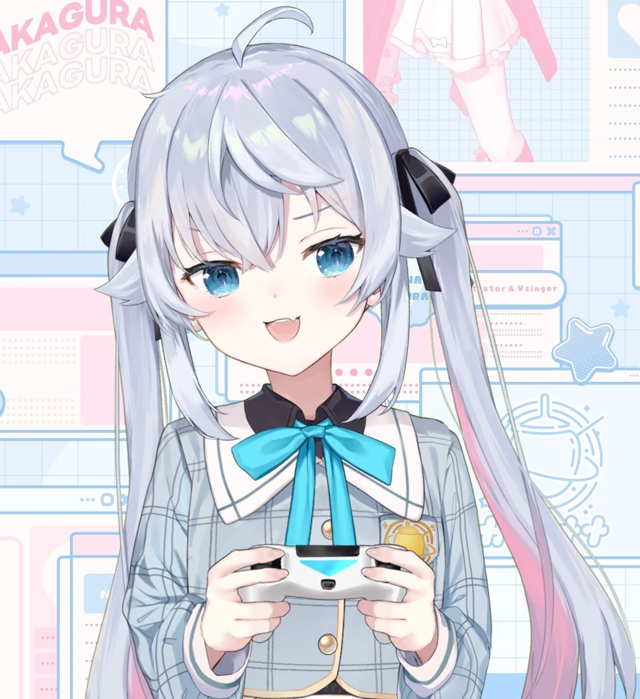 Kagura Nana Third Outfit Twintails ver