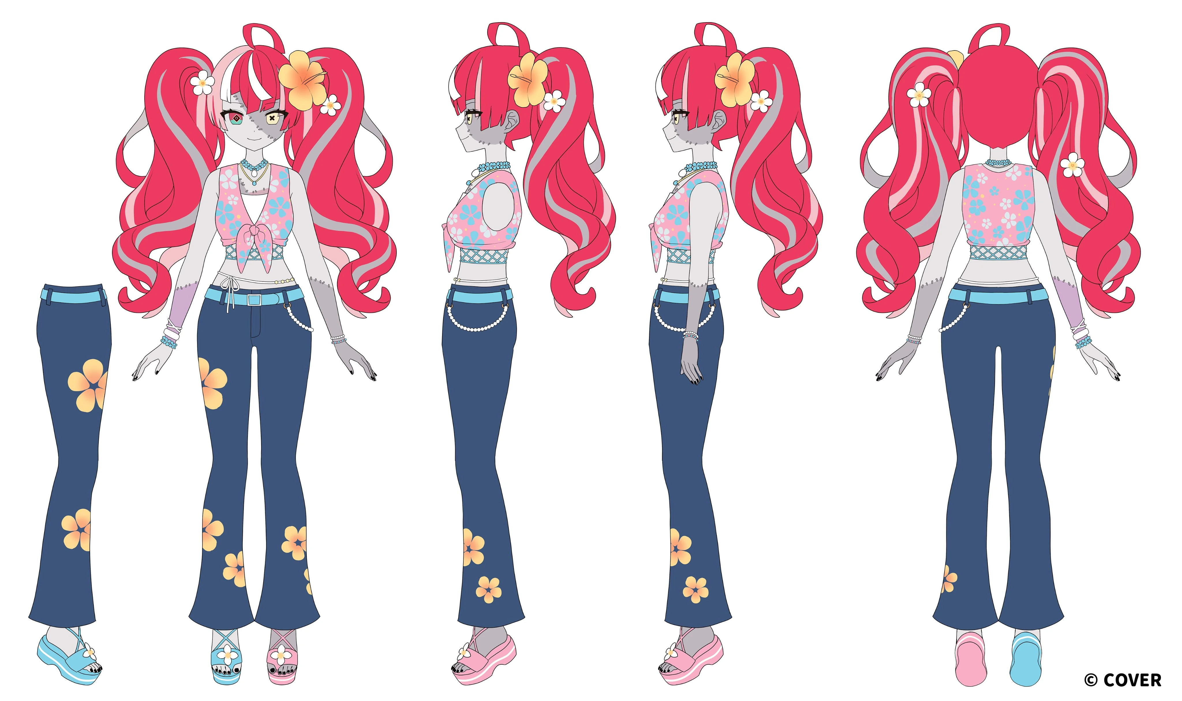 holonatsu Paradise Costume Reference Sheet