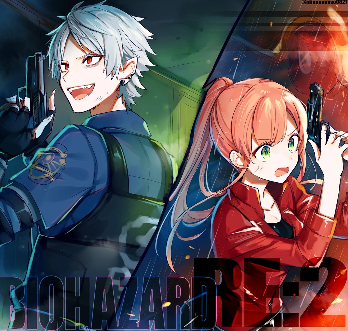 KuzuHima Biohazard RE:2 Illustration<br>by Ninahachi