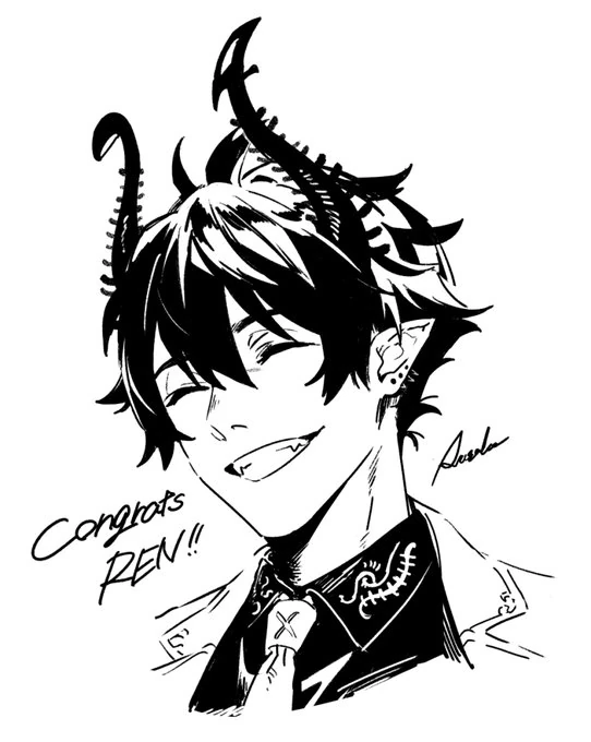 3D Debut Commemorative Illustration by Arisaka