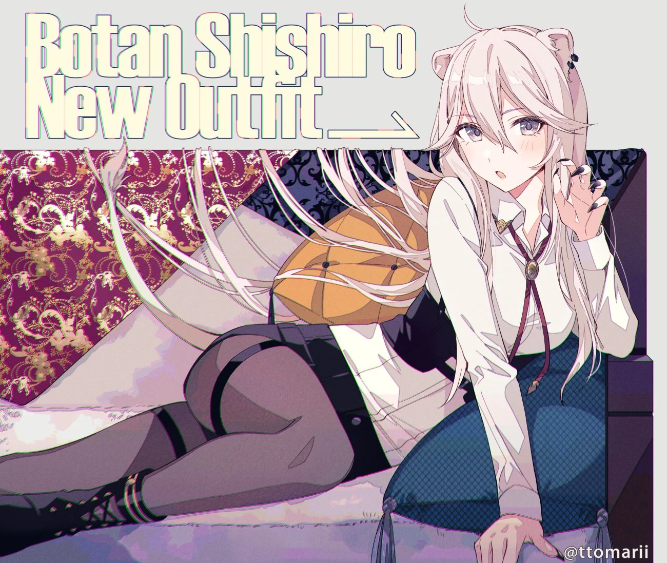 Botan Third Costume Illustration<br>by Tomari